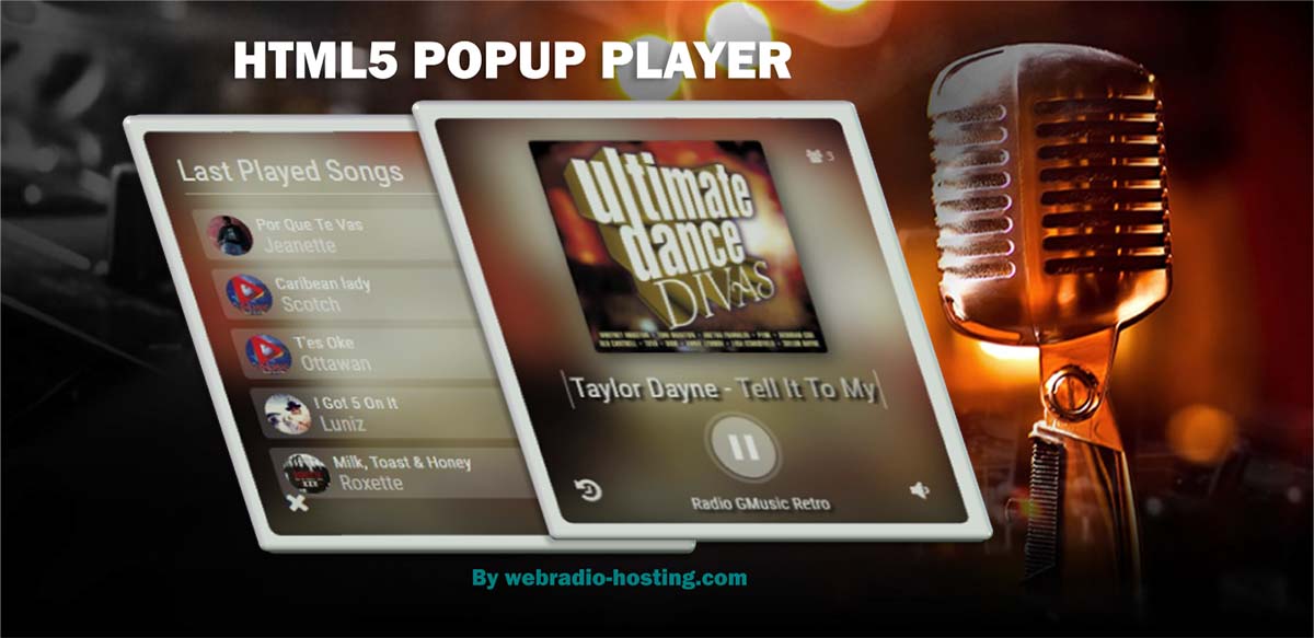 HTML5 Popup Player