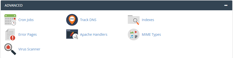 cPanel Advanced Tools