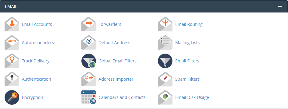 cpanel E-Mail Management