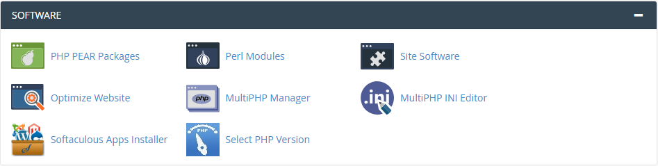 cPanel Software & Scripts