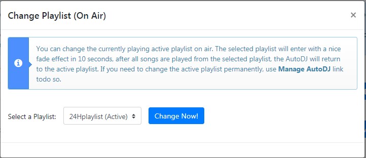 Sonic Panel - AutoDj Management