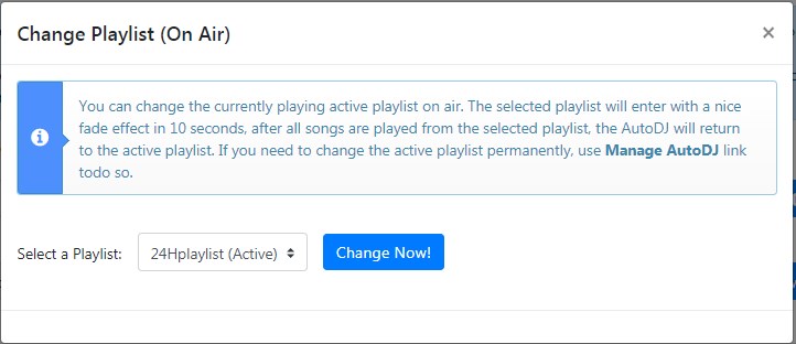 Sonic Panel - AutoDj Management